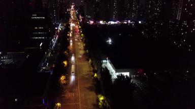 东北哈尔滨旅游城市夜景